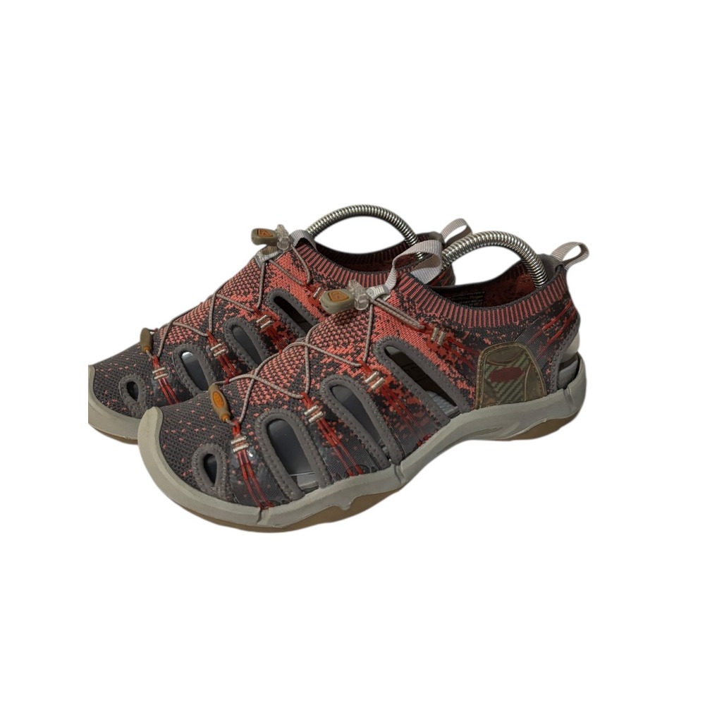 Keen Womens Evofit One Knit Sport Sandal Shoe Sz 10 Coral Water Hiking Outdoor